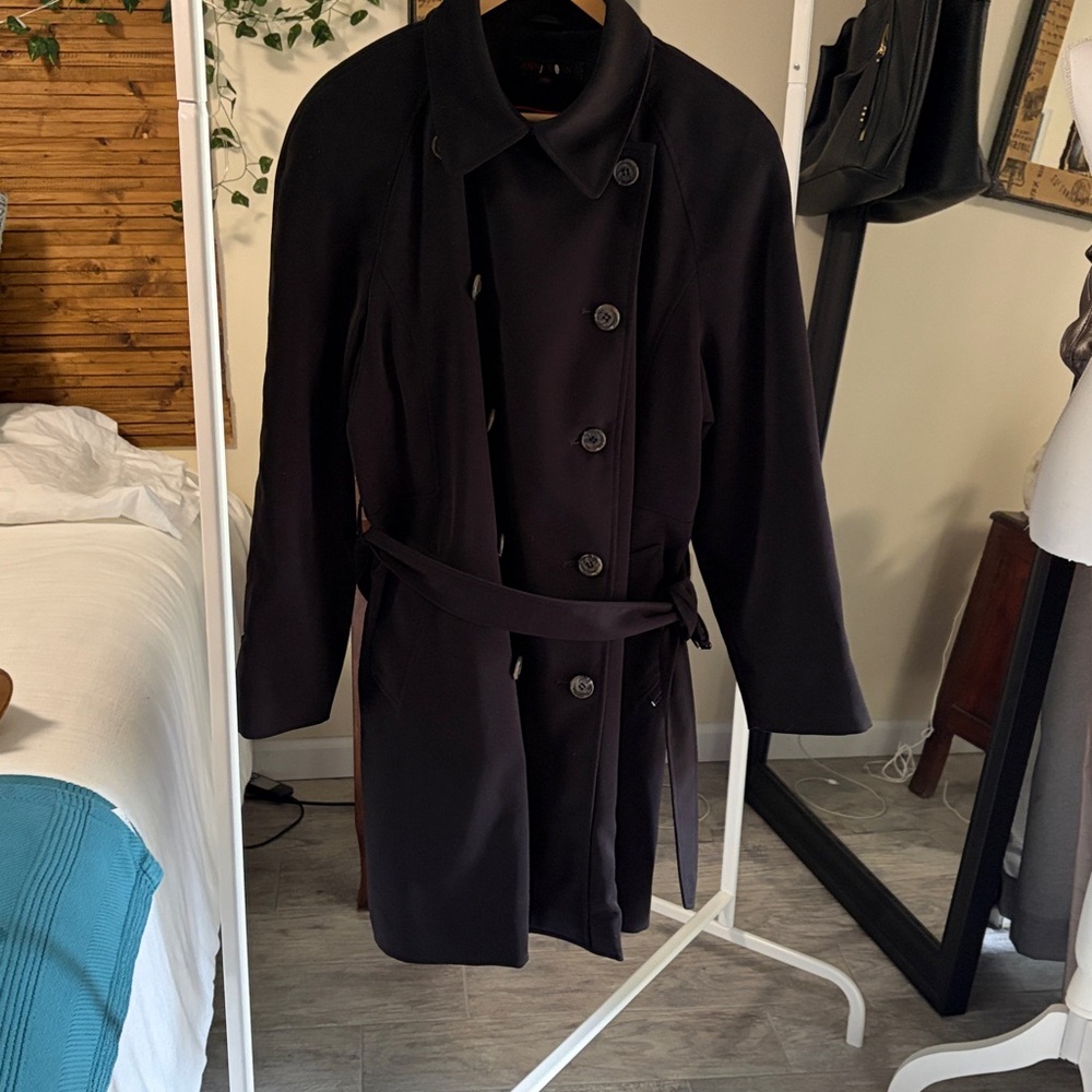 Anne Klein Black Coat size L